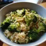 vegan broccoli risotto