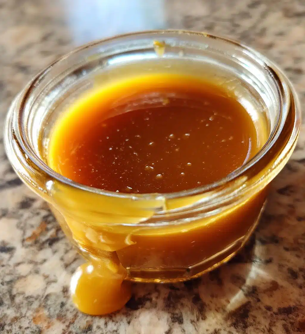 vegan caramel sauce - detail 1
