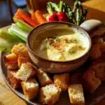 vegan cheese fondue