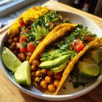 vegan chickpea tacos gluten free recipe