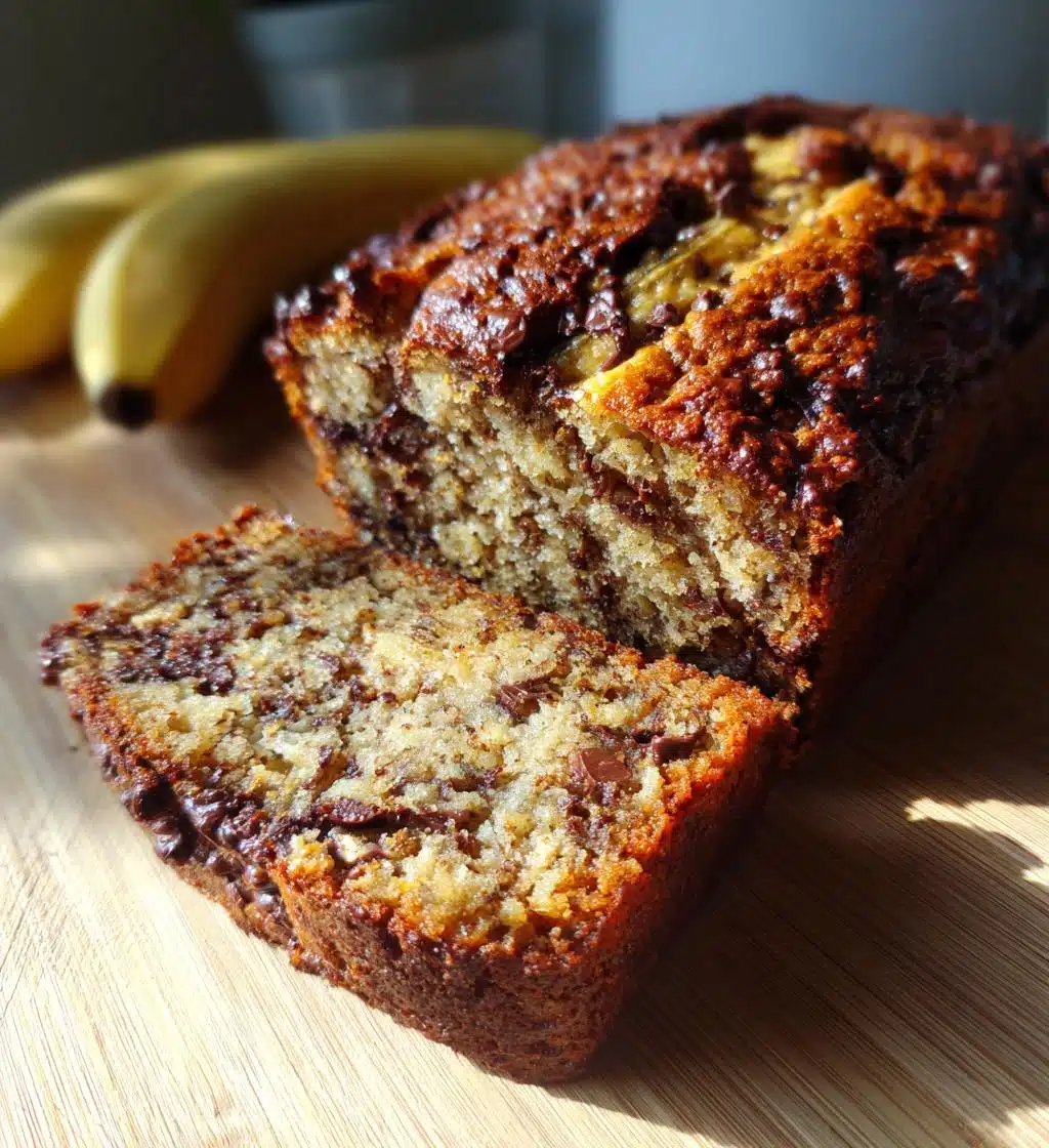 vegan chocolate chip banana bread