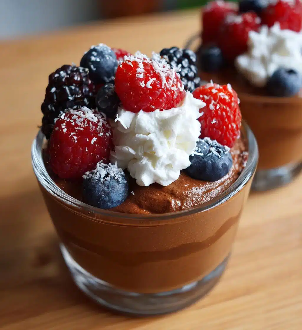 vegan chocolate mousse