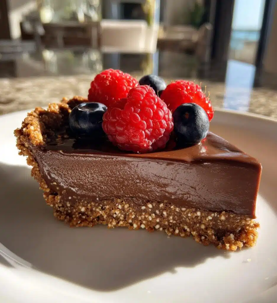 vegan chocolate pie