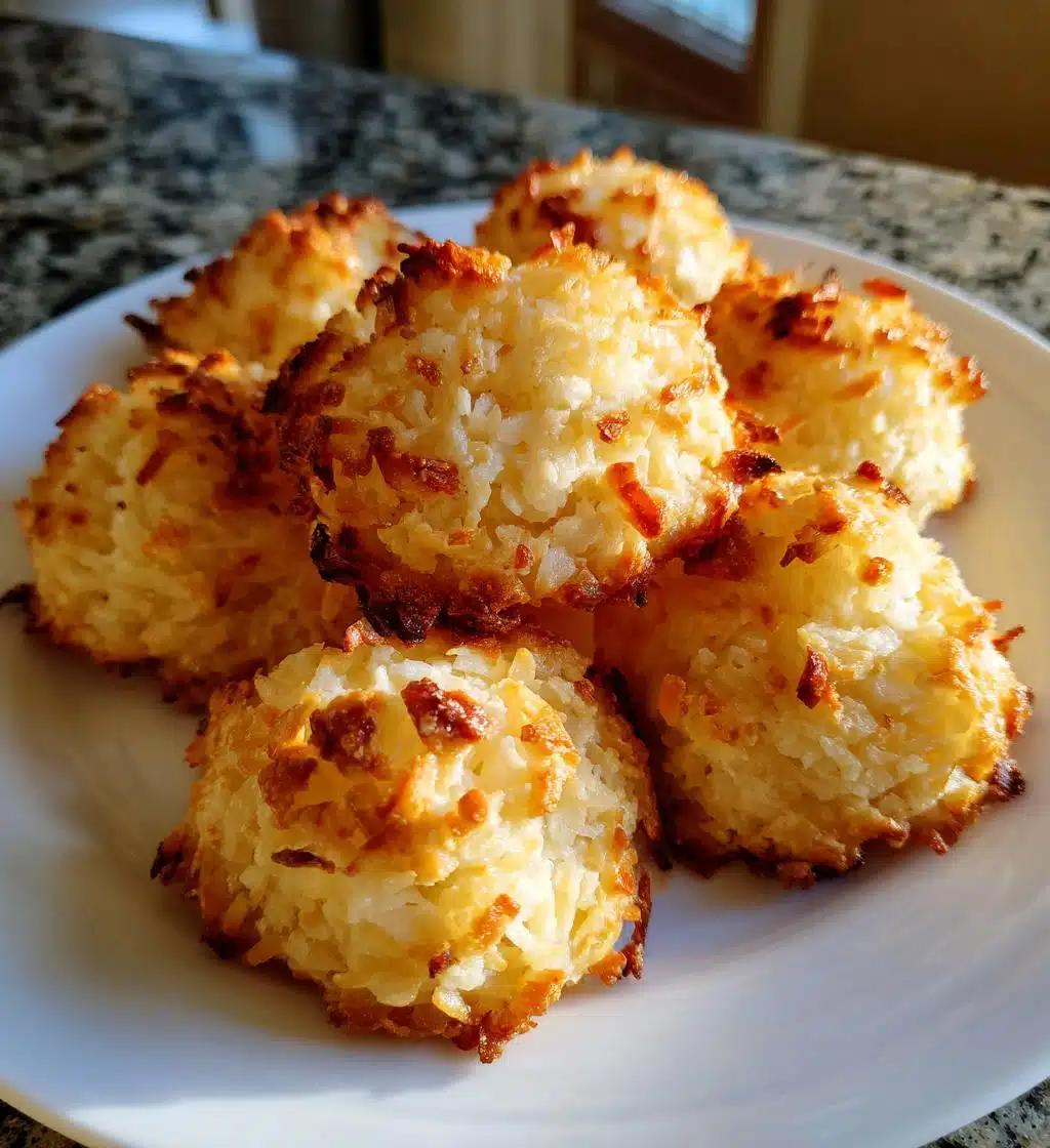 vegan coconut macaroons - detail 1