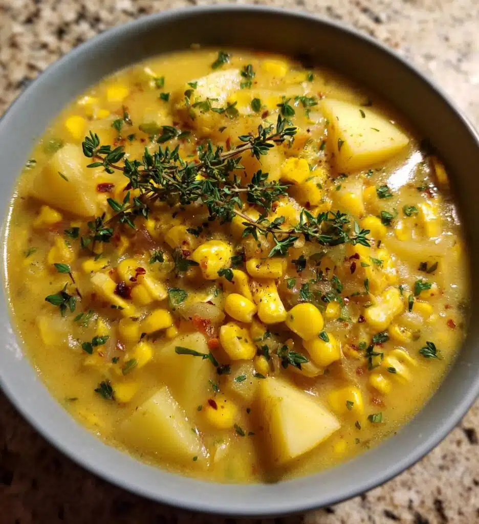 vegan corn chowder