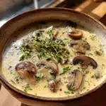 vegan cream of mushroom soup