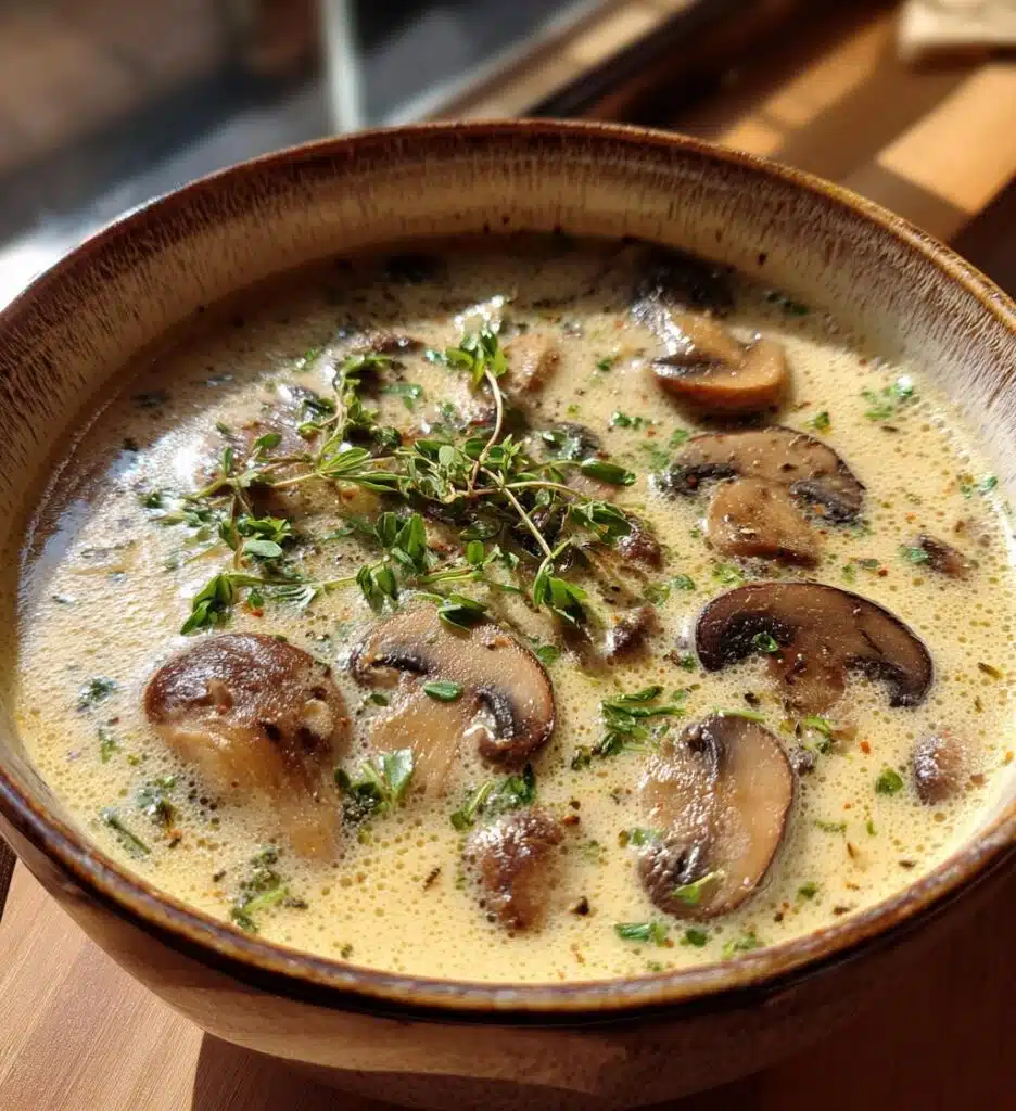 vegan cream of mushroom soup