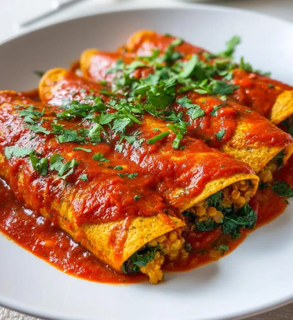 vegan enchiladas lentils gluten free