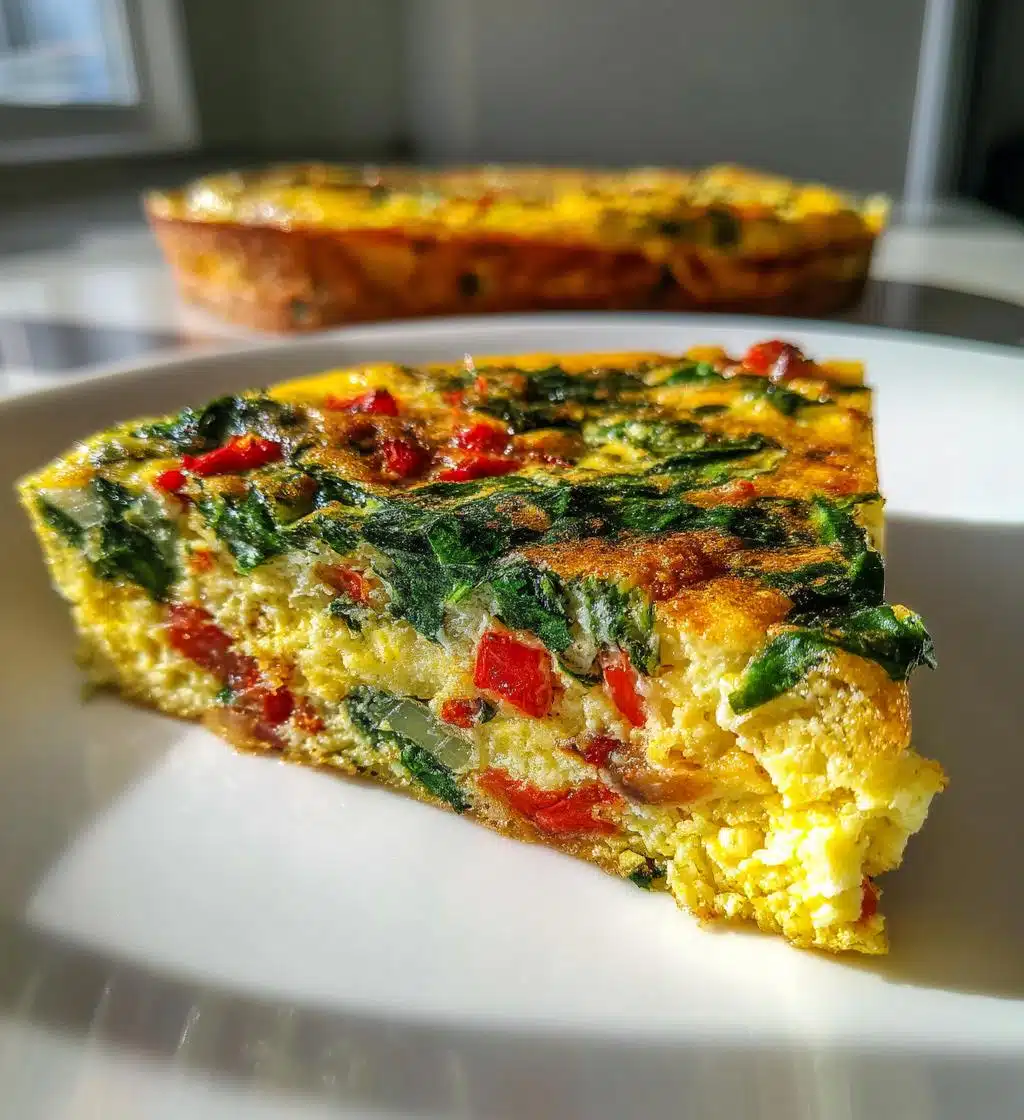 vegan frittata - detail 1