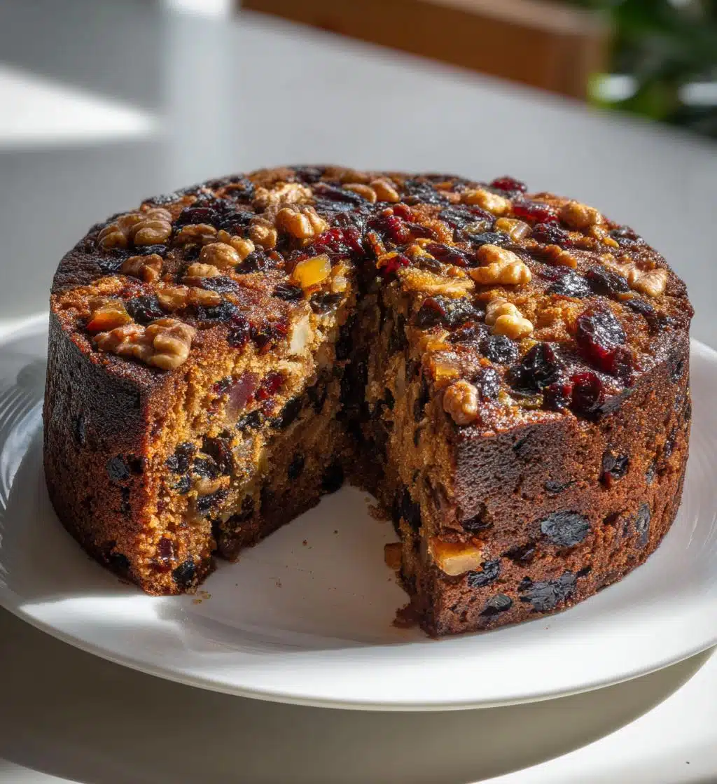vegan fruit cake chocolate gluten free