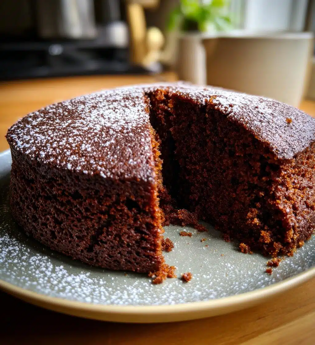 vegan gingerbread cake - detail 1