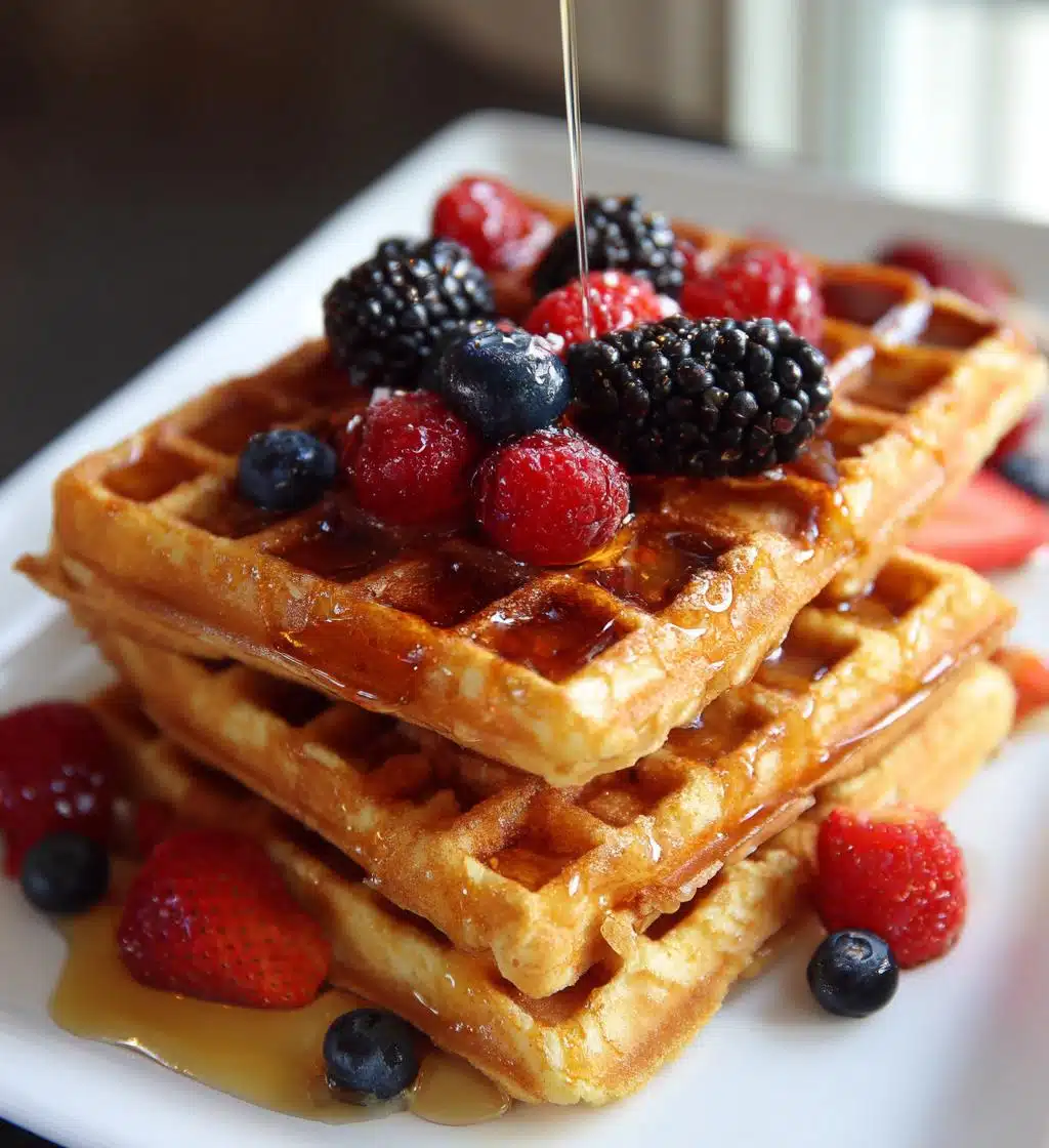 vegan gluten free waffles healthy recipe - detail 1