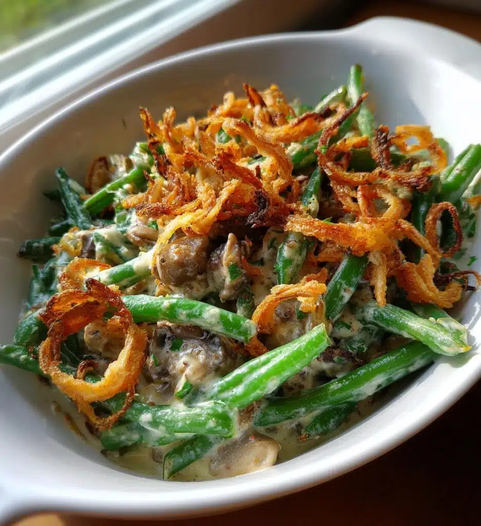 vegan green bean casserole