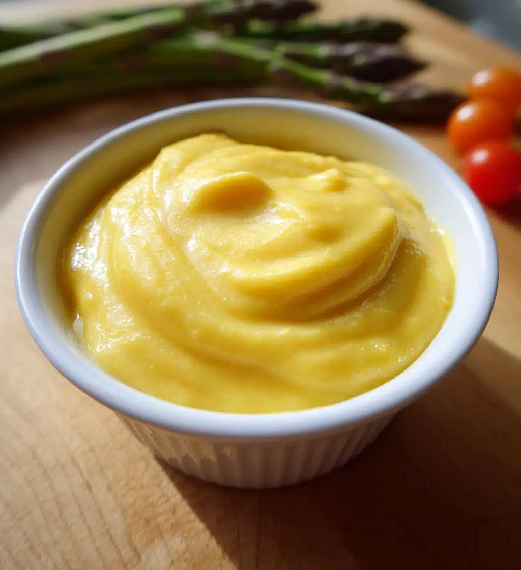 vegan hollandaise sauce - detail 1