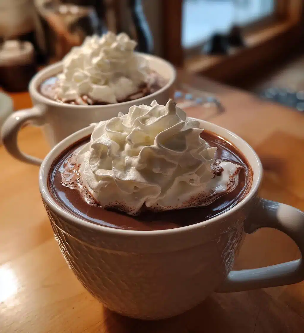 vegan hot chocolate - detail 1