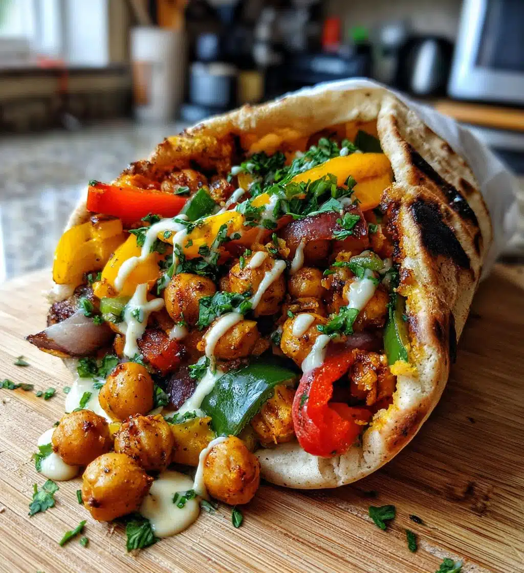 vegan kebab shawarma - detail 1