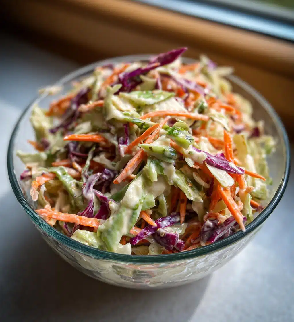 vegan keto coleslaw - detail 1