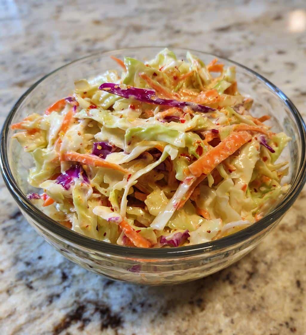 vegan keto coleslaw