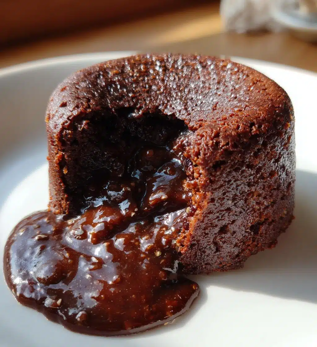 vegan lava cake gluten free - detail 1