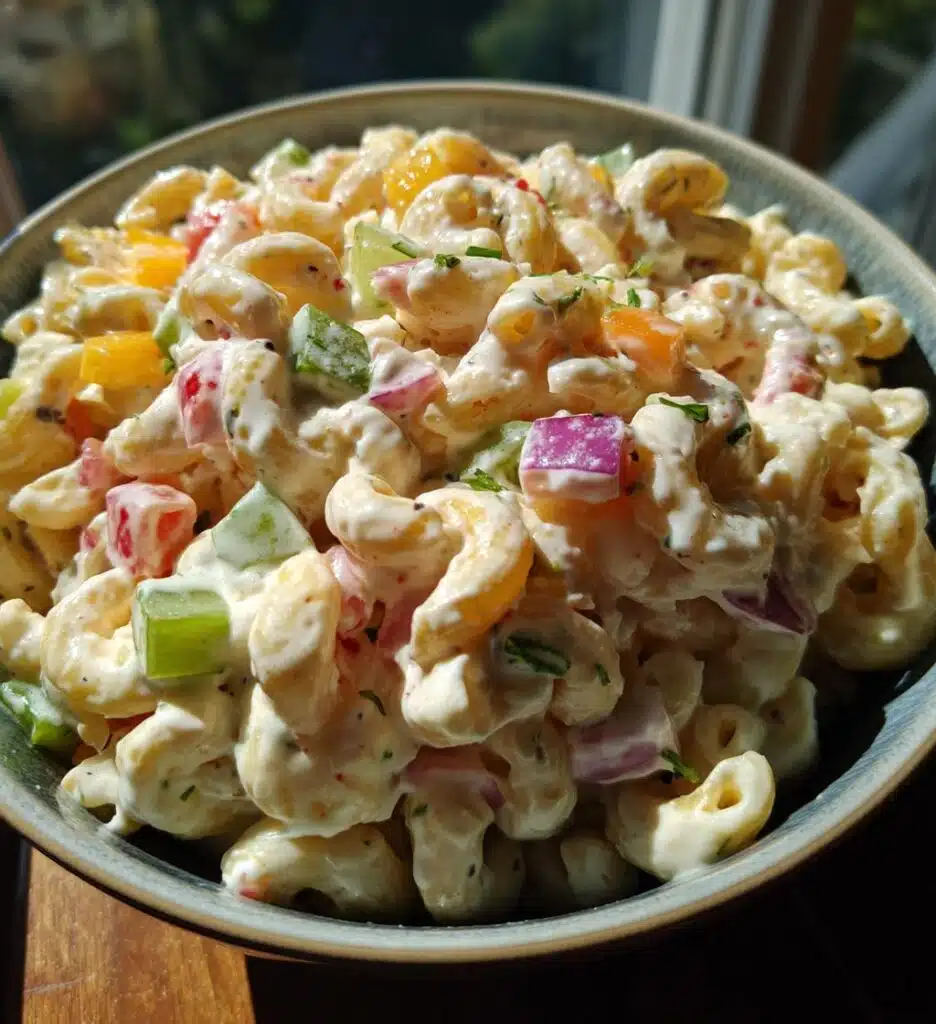 vegan macaroni salad