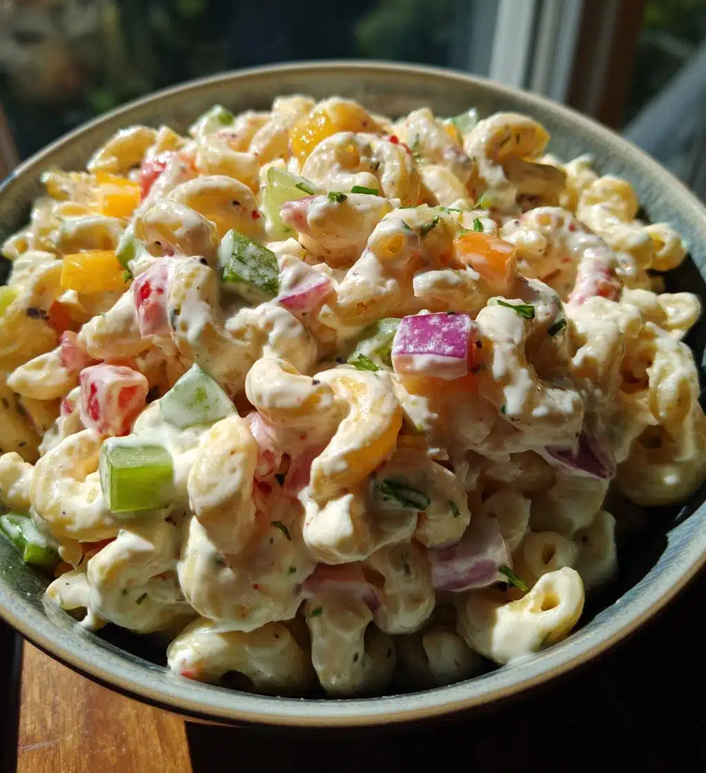 vegan macaroni salad