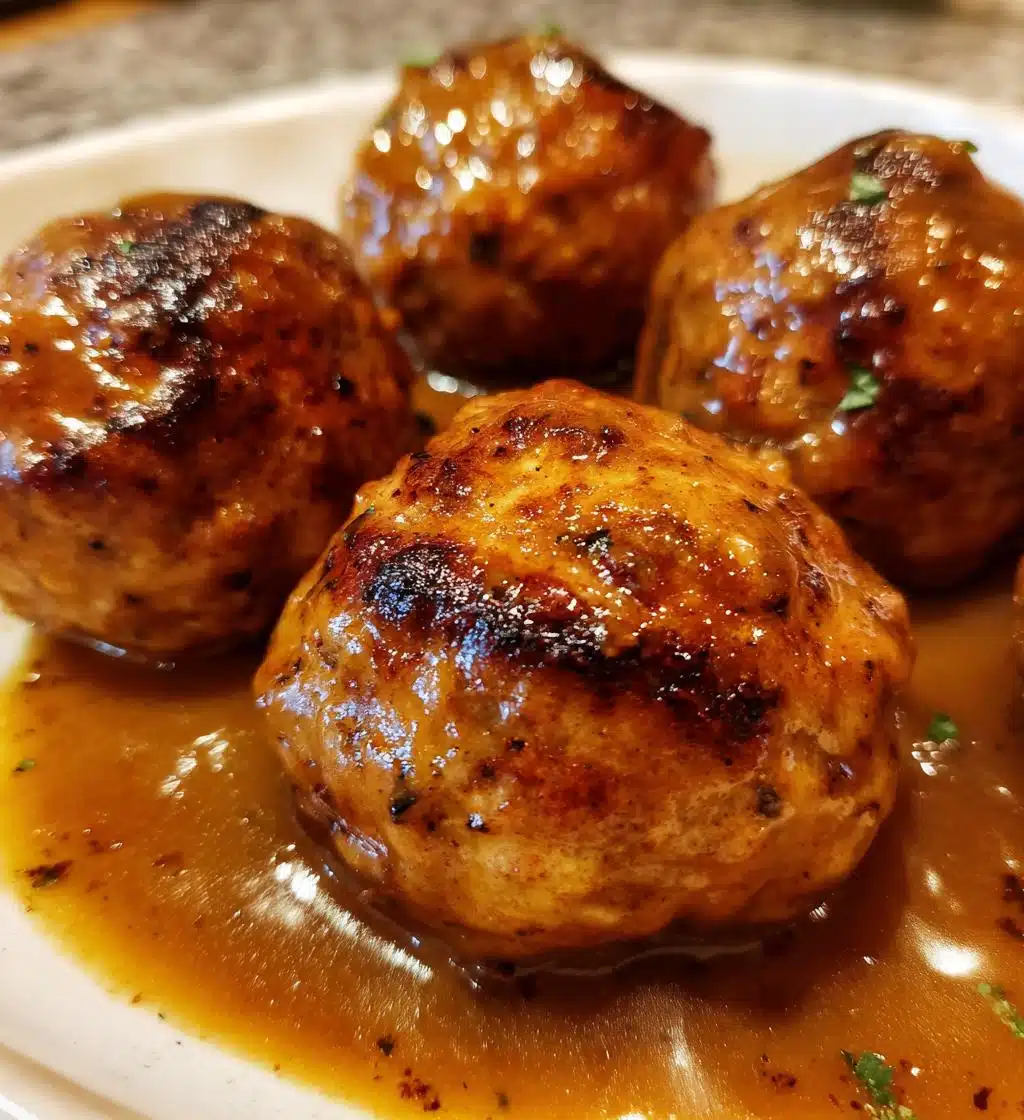 vegan meatballs gravy gluten free recipe - detail 1