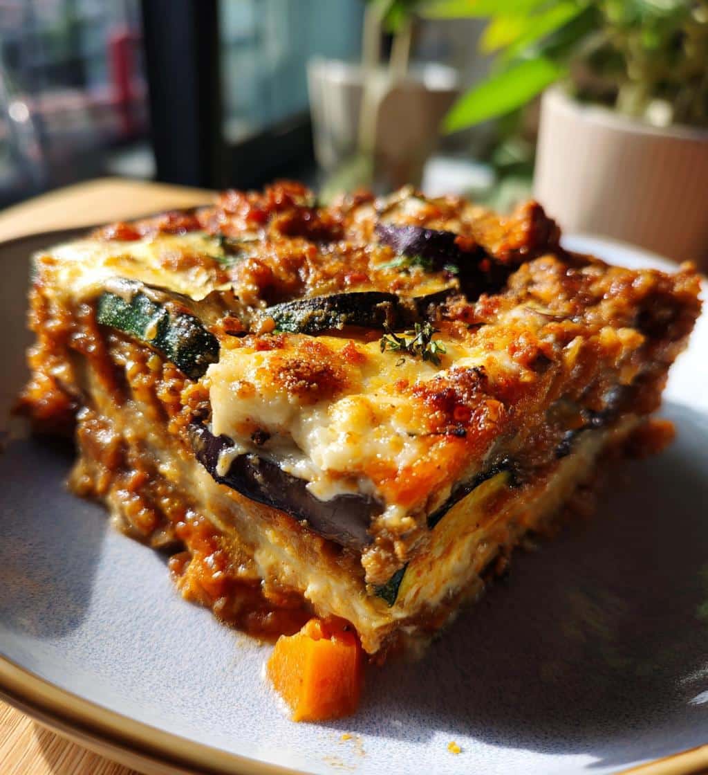 vegan moussaka lentils gluten free - detail 1