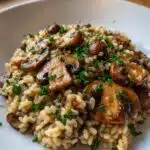 vegan mushroom risotto creamy recipe