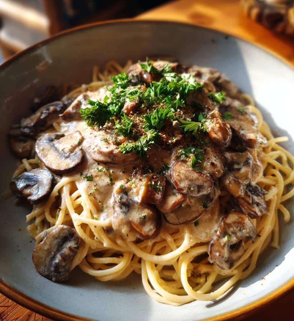 vegan mushroom stroganoff gluten free recipe