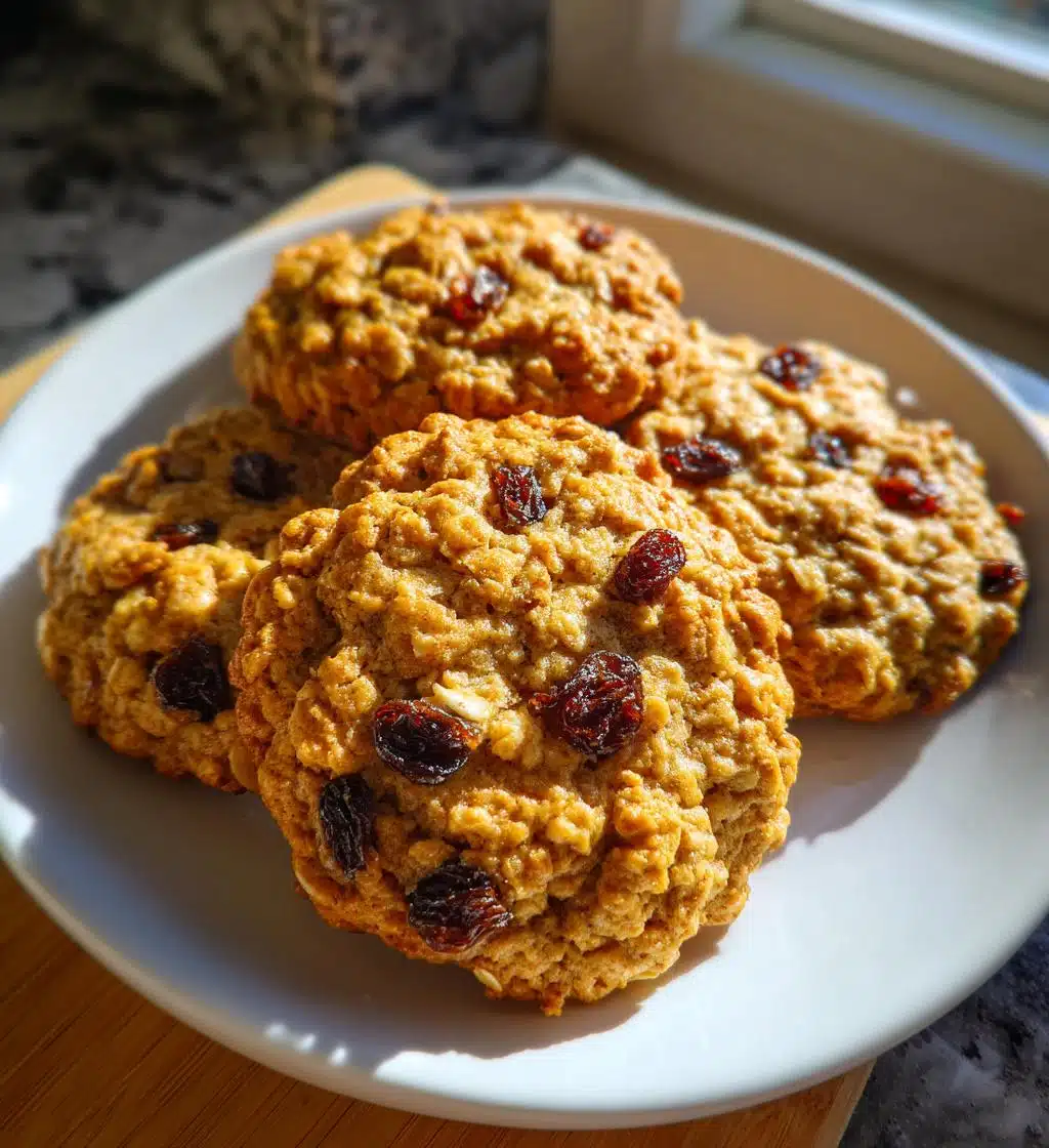 vegan oatmeal cookies - detail 1