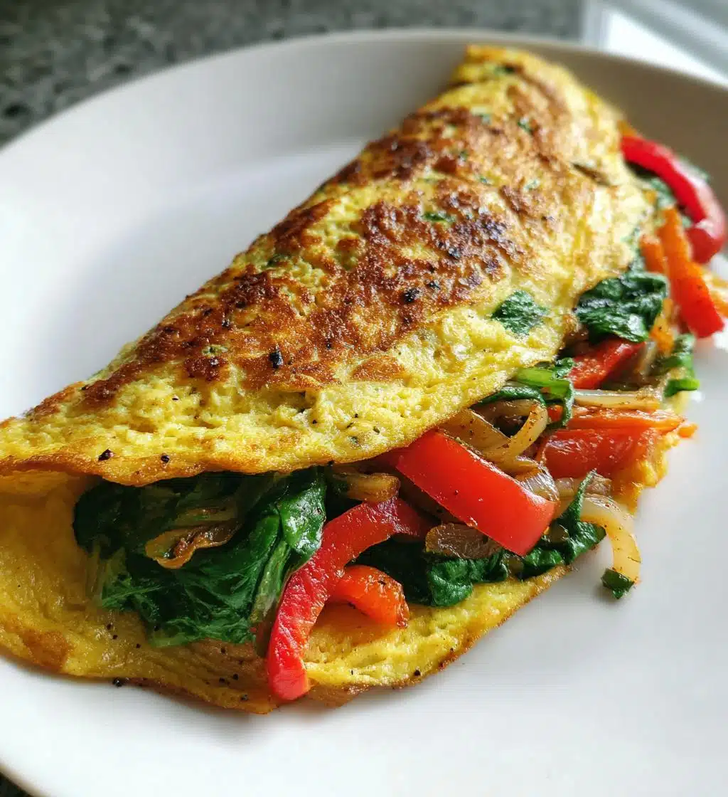 vegan omelette - detail 1