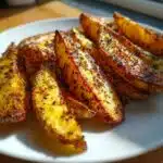 vegan parmesan potato wedges recipe