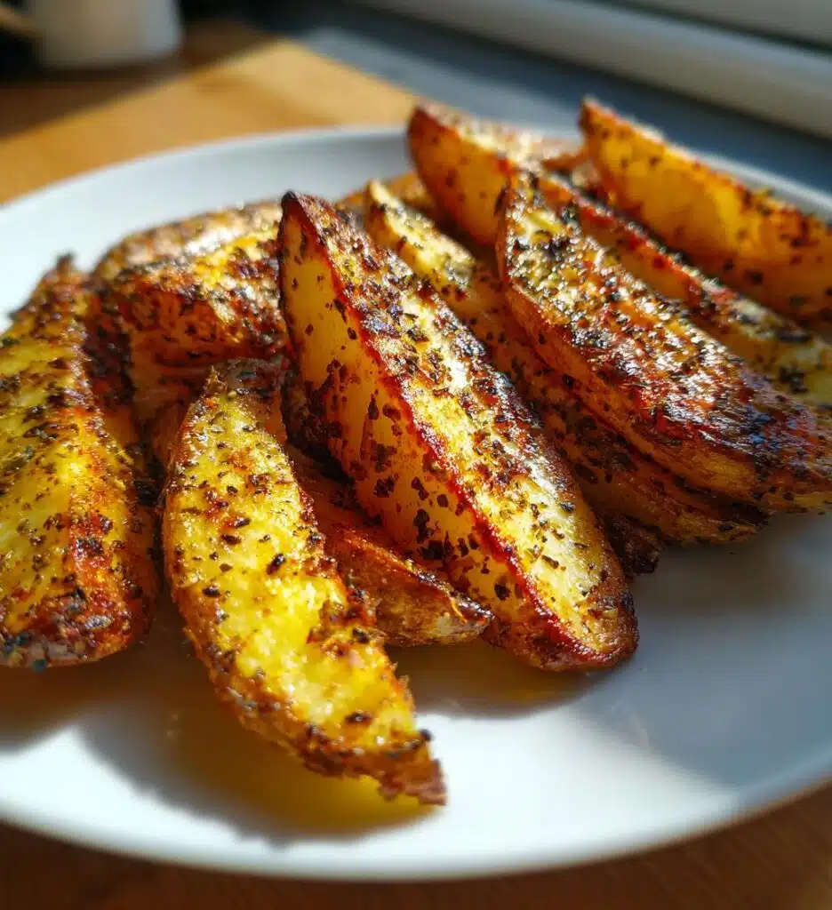 vegan parmesan potato wedges recipe