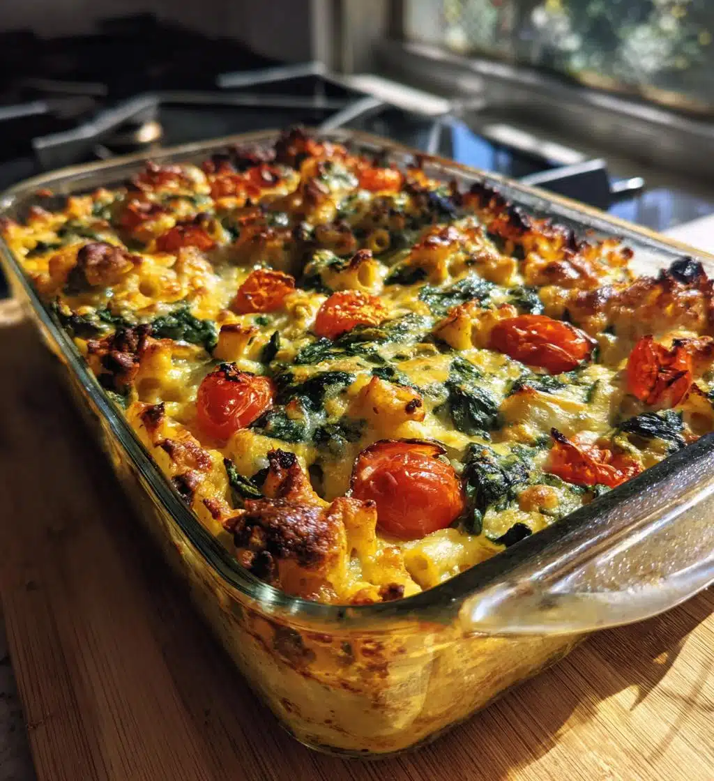 vegan pasta bake gluten free cheesy