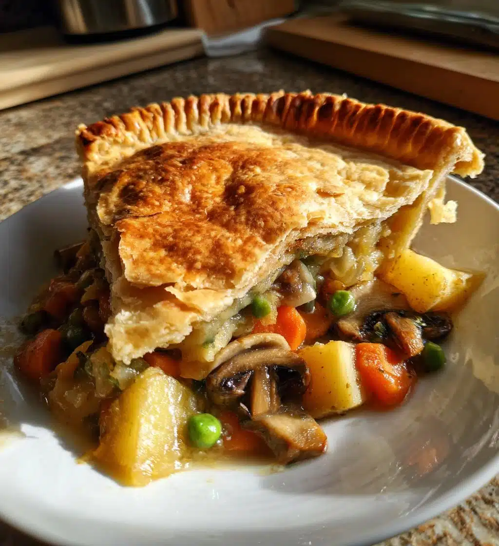 vegan pot pie - detail 1