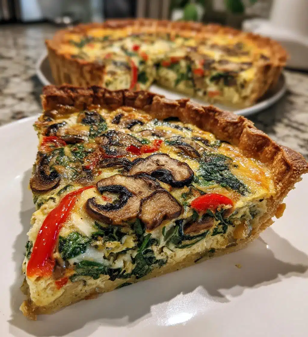 vegan quiche recipe gluten free egg free - detail 1