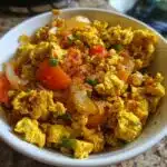 vegan scrambled eggs