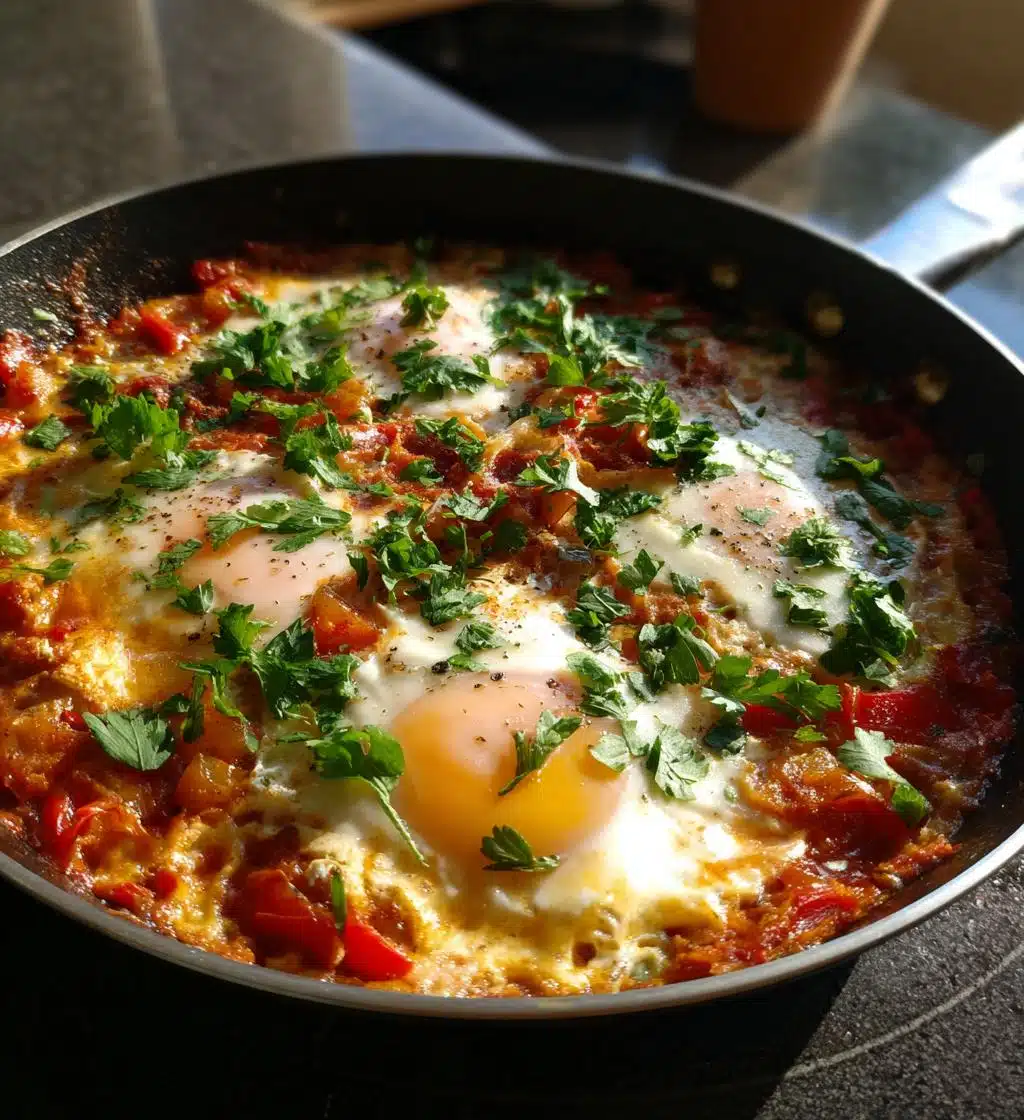 vegan shakshuka - detail 1