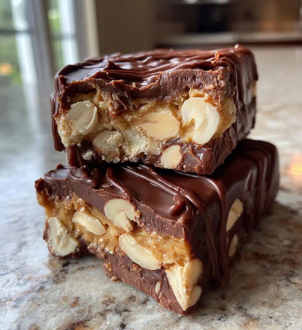 vegan snickers bars gluten free recipe