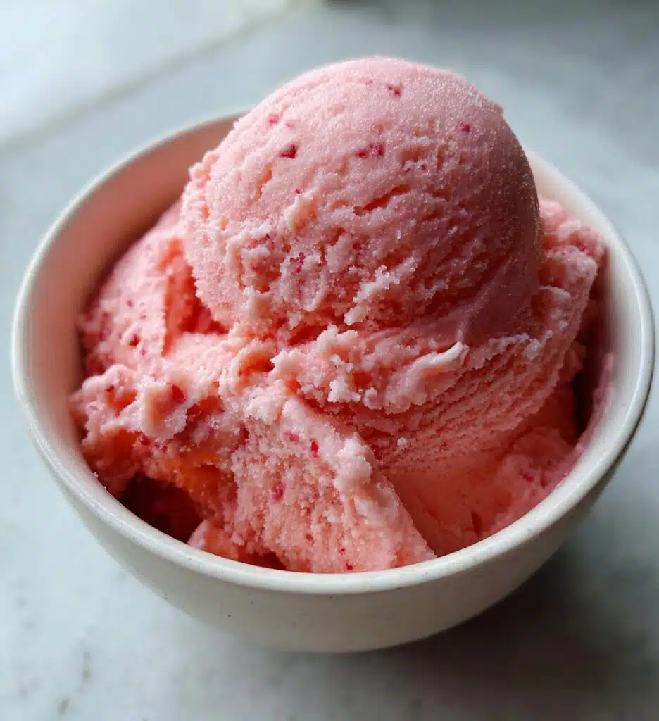 vegan strawberry ice cream