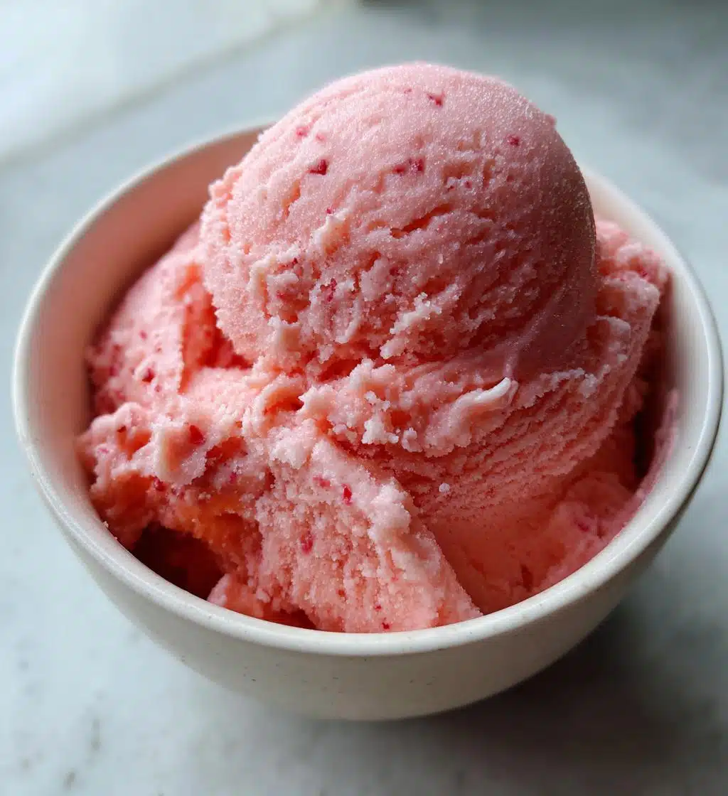 vegan strawberry ice cream
