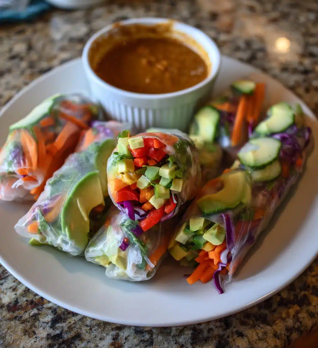 vegan summer rolls gluten free recipe - detail 1