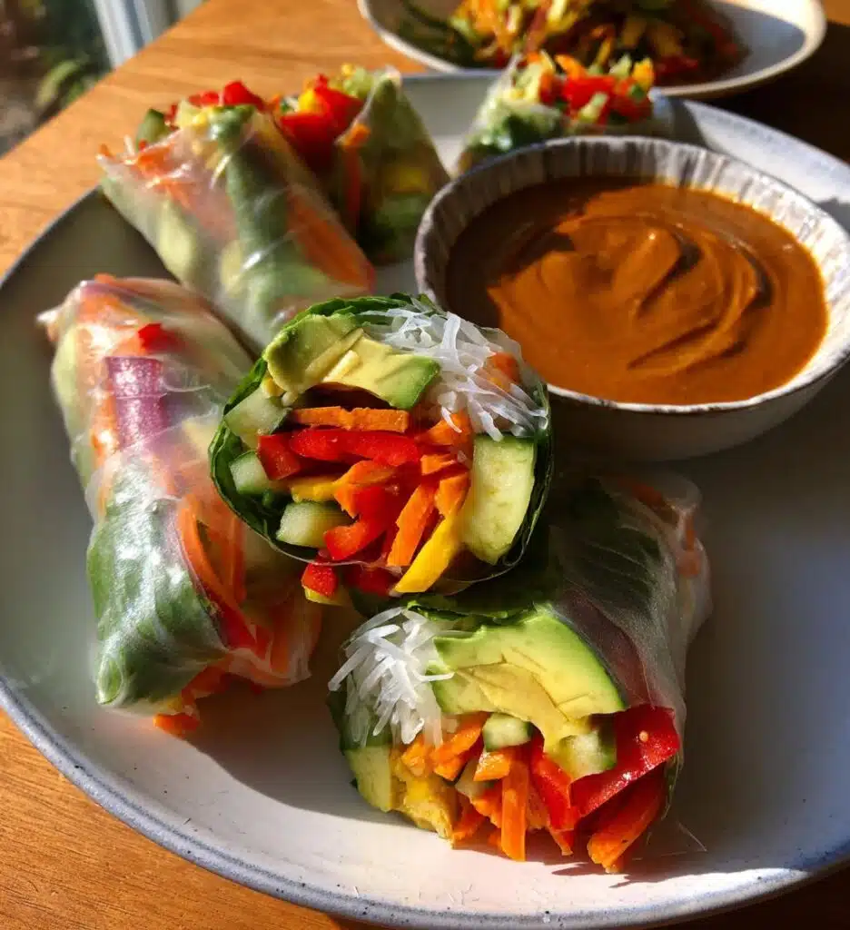 vegan summer rolls gluten free recipe