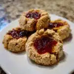 vegan thumbprint cookies