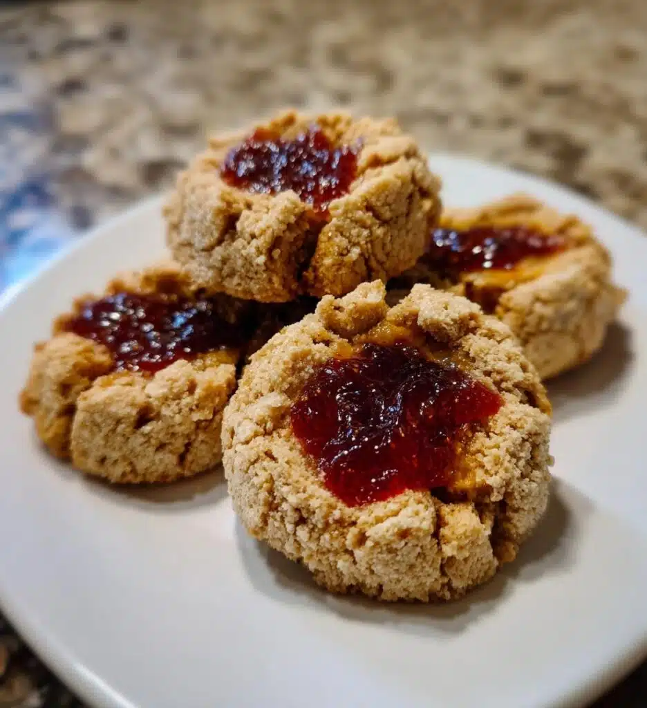 vegan thumbprint cookies