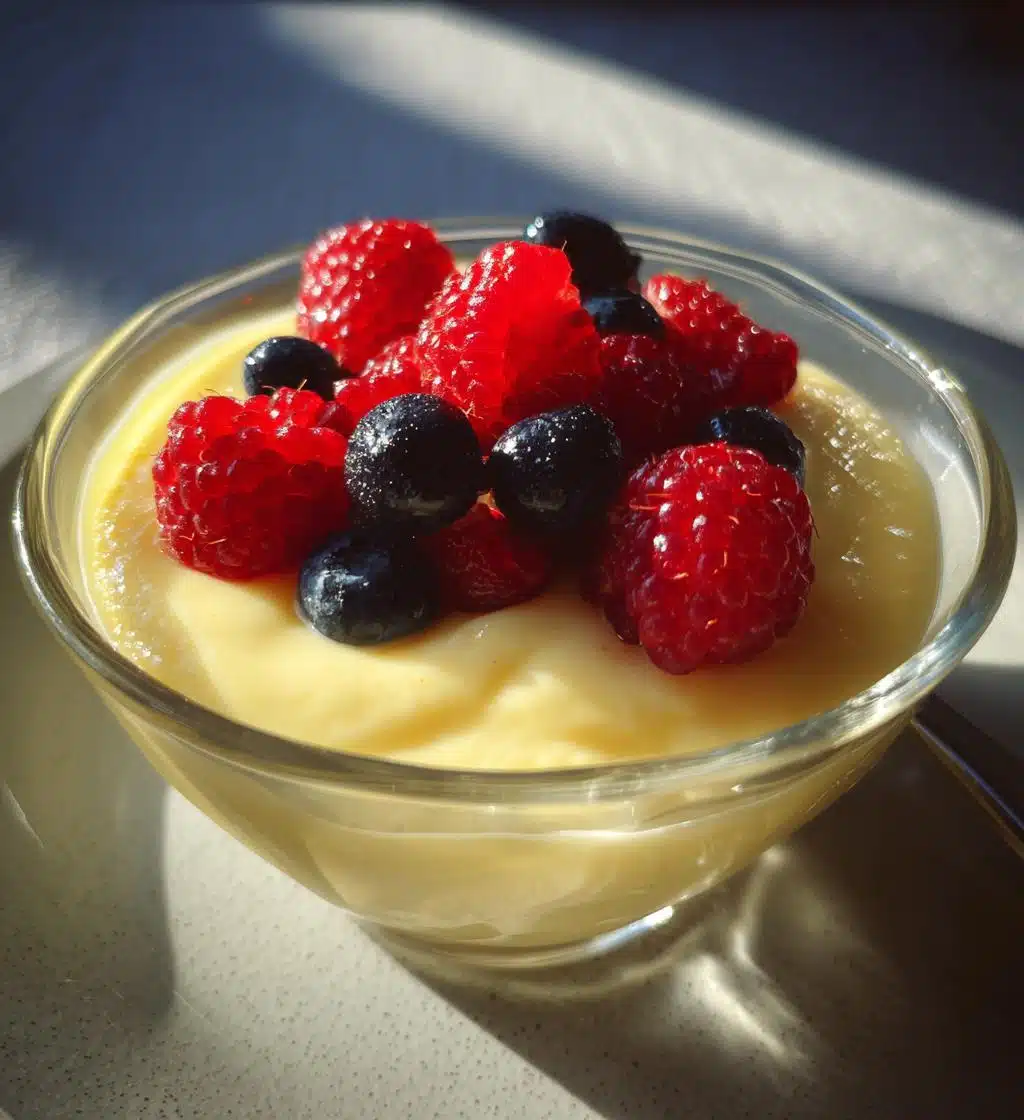vegan vanilla pudding - detail 1