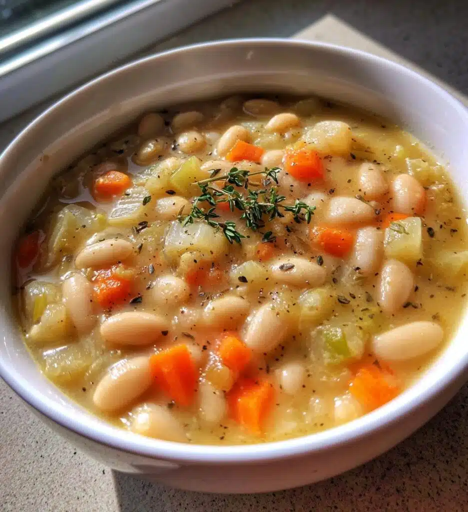 vegan white bean soup