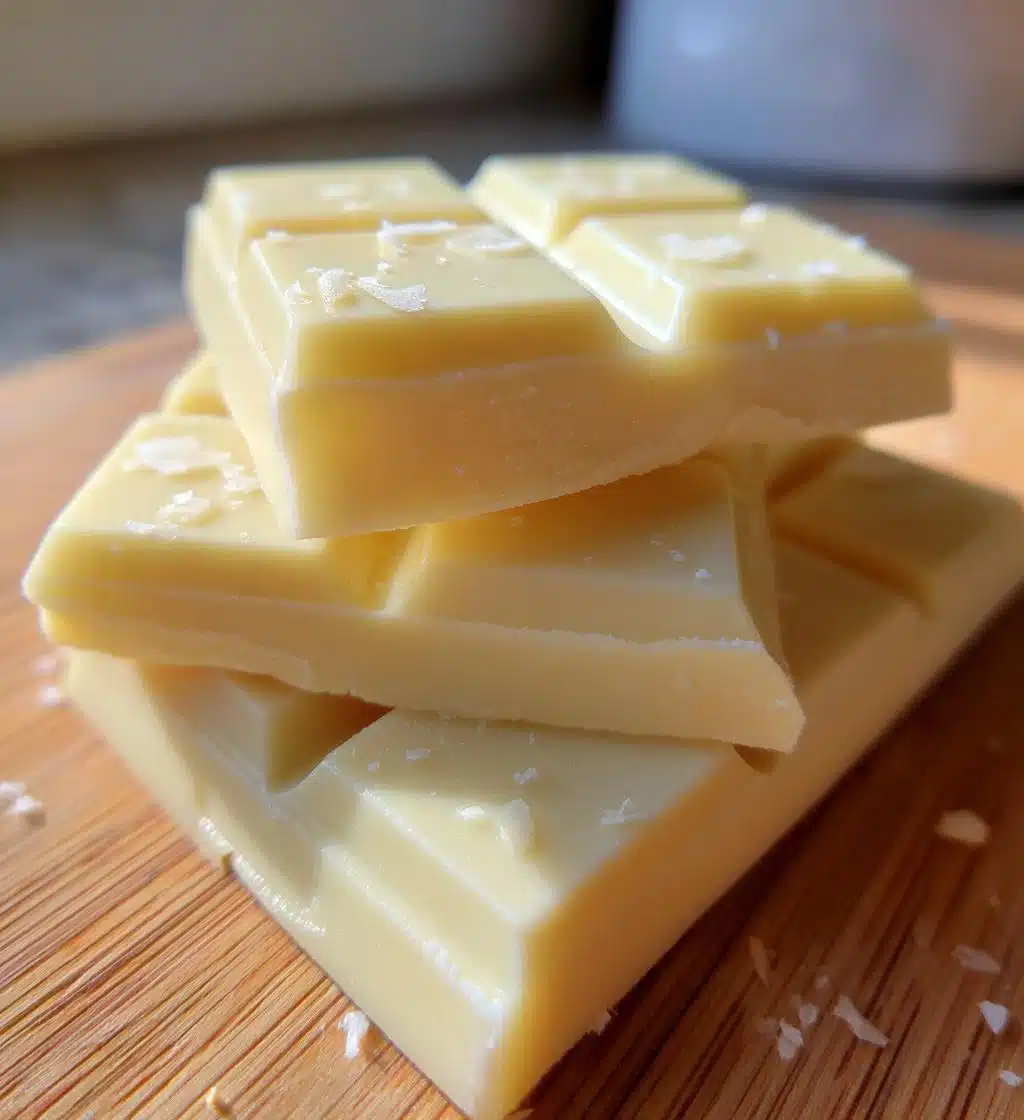 vegan white chocolate - detail 1