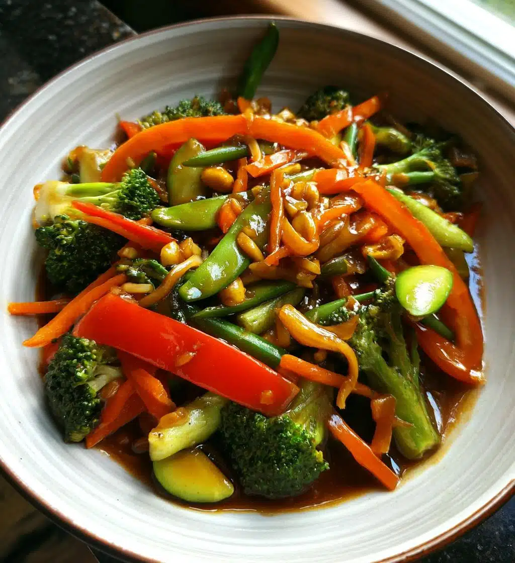 vegetable chop suey - detail 1