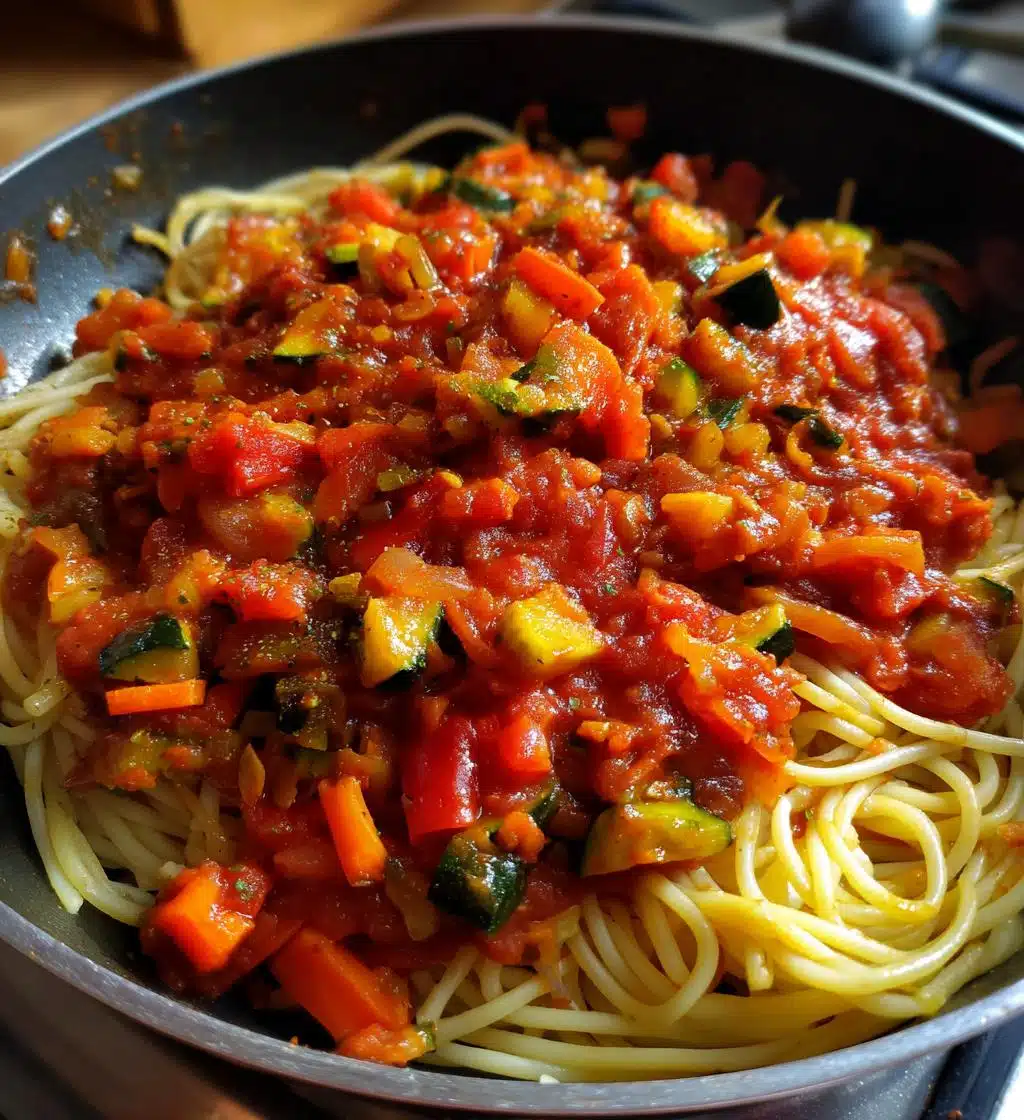 veggie pasta sauce